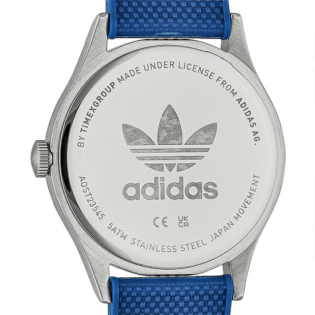アディダス PRPJECT ONE SST クォーツ 電池式 腕時計 ブランド メンズ adidas AOST23545 アナログ ブラック ブルー 黒 AOST23545