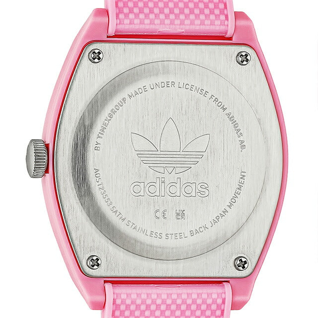 アディダス PRPJECT TWO GRFX クォーツ 電池式 腕時計 ブランド メンズ レディース adidas AOST23553 アナログ ホワイト ピンク AOST23553