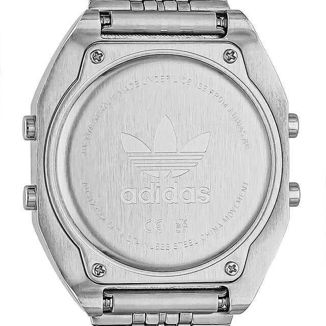 アディダス DIGITAL TWO クォーツ 電池式 腕時計 ブランド メンズ レディース adidas AOST23554 デジタル グレー AOST23554