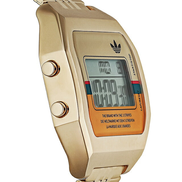 アディダス DIGITAL TWO クオーツ 腕時計 ブランド メンズ レディース adidas AOST23555 デジタル ゴールド AOST23555