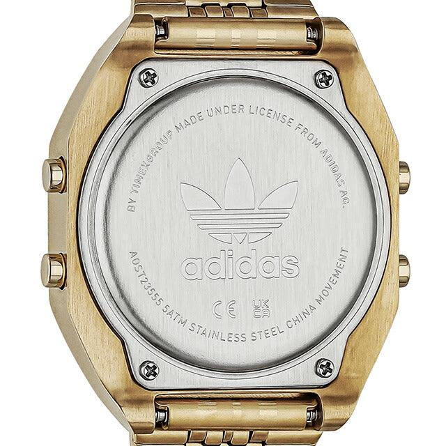 アディダス DIGITAL TWO クオーツ 腕時計 ブランド メンズ レディース adidas AOST23555 デジタル ゴールド AOST23555