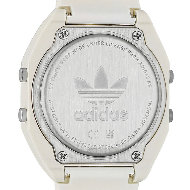 アディダス DIGITAL TWO クオーツ 腕時計 ブランド メンズ レディース adidas AOST23557 デジタル ホワイト 白 AOST23557
