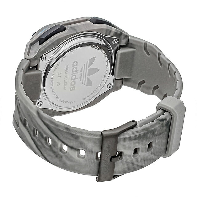 アディダス CITY TECH TWO GRFX クォーツ 電池式 腕時計 ブランド メンズ adidas AOST23574 デジタル ブラック グレー 黒 AOST23574