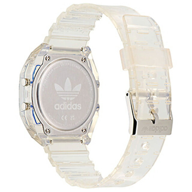 アディダス DIGITAL TWO Crystal クオーツ 腕時計 ブランド メンズ レディース adidas AOST24061 デジタル スケルトン AOST24061