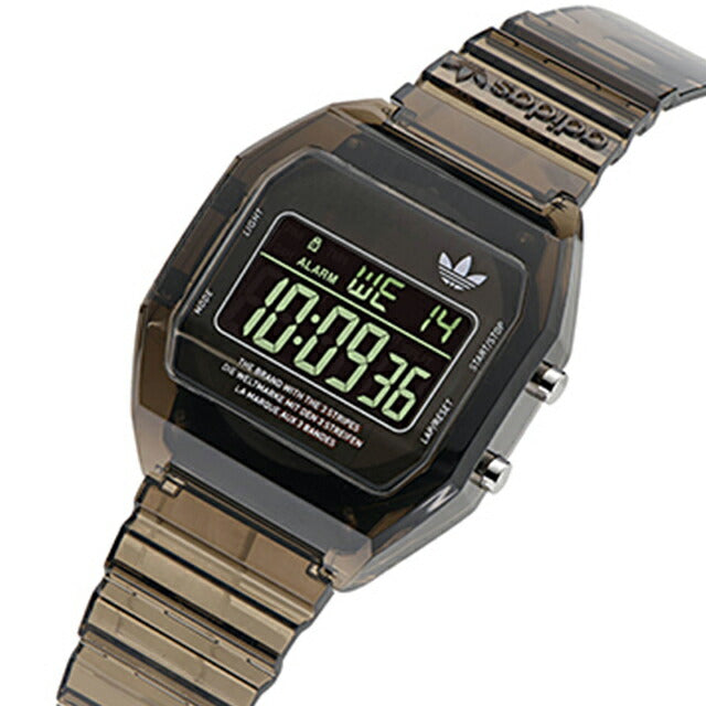 アディダス DIGITAL TWO Crystal クオーツ 腕時計 ブランド メンズ レディース adidas AOST24064 デジタル ブラック AOST24064