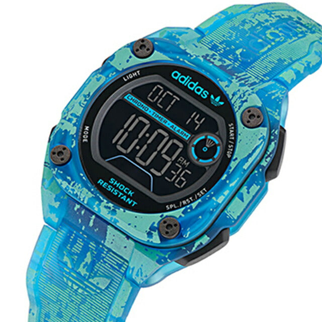アディダス CITY TECH TWO GRFX クオーツ 腕時計 ブランド メンズ レディース adidas AOST24077 デジタル ブラック AOST24077