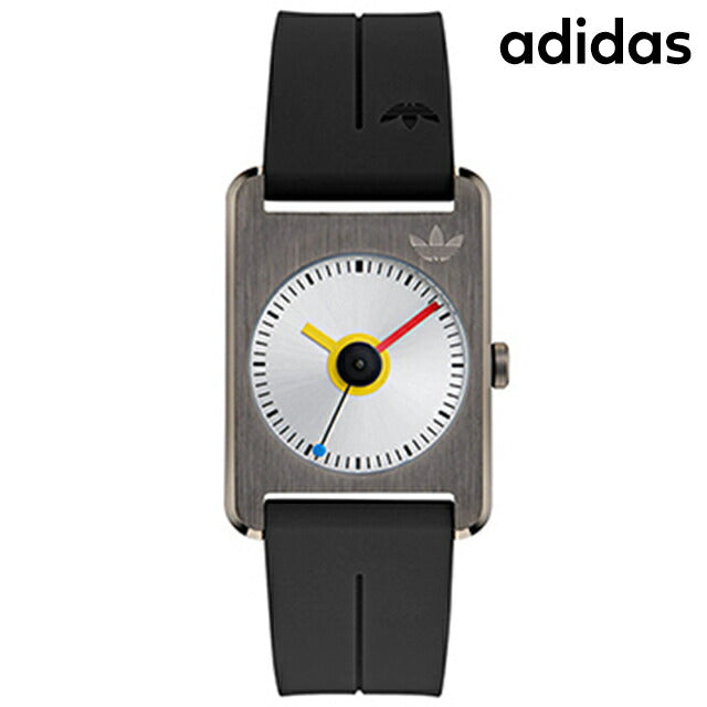アディダス RETRO POP ONE クオーツ 腕時計 ブランド メンズ レディース adidas AOST24082 アナログ シルバー ブラック 黒 AOST24082