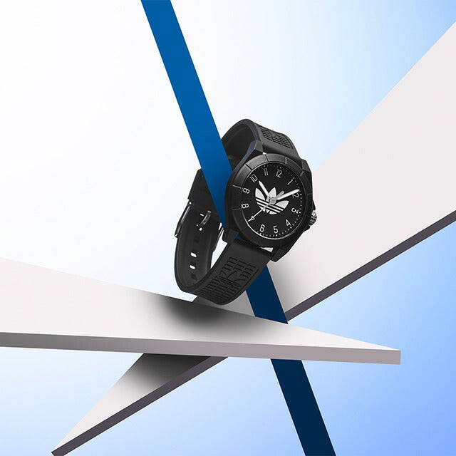 アディダス PROJECT FOUR クォーツ 電池式 腕時計 ブランド メンズ レディース adidas AOST24568 アナログ ブラック 黒 AOST24568