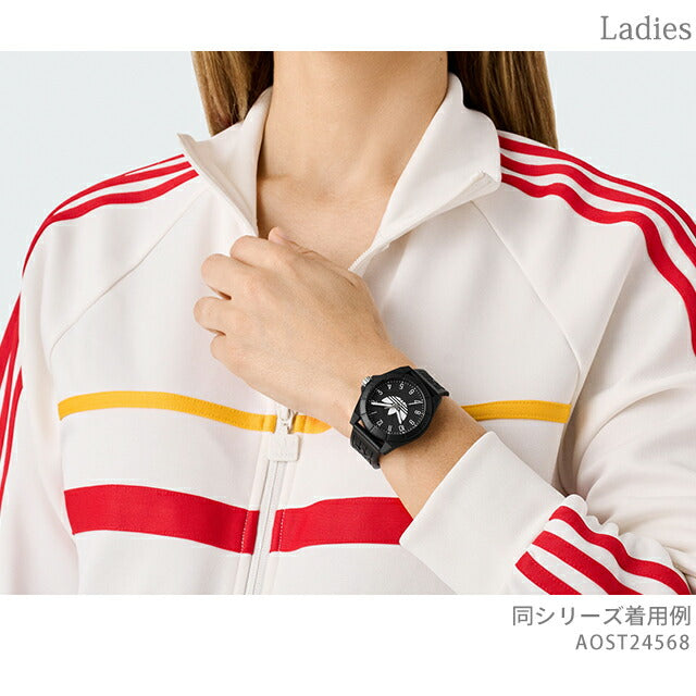 アディダス PROJECT FOUR クォーツ 電池式 腕時計 ブランド メンズ レディース adidas AOST24568 アナログ ブラック 黒 AOST24568