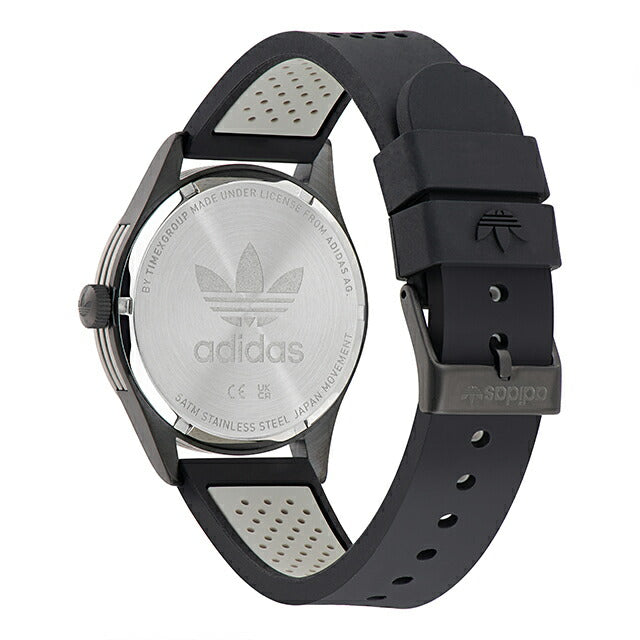アディダス Style Code Three クォーツ 電池式 腕時計 ブランド メンズ adidas AOSY22517 アナログ シルバー ブラック 黒 AOSY22517