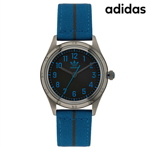 アディダス CODE FOUR クオーツ 腕時計 ブランド メンズ レディース adidas AOSY22521 アナログ ブラック ブルー 黒 AOSY22521