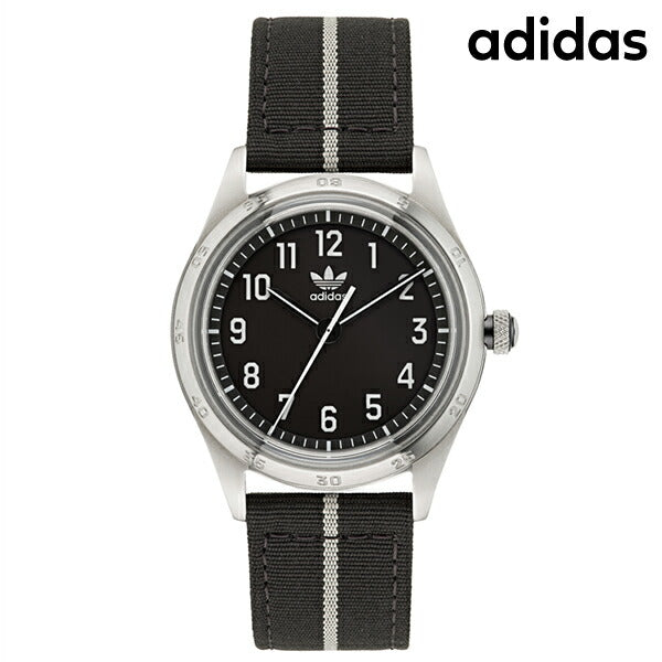 アディダス CODE FOUR クオーツ 腕時計 ブランド メンズ レディース adidas AOSY22523 アナログ ブラック グレー 黒 AOSY22523