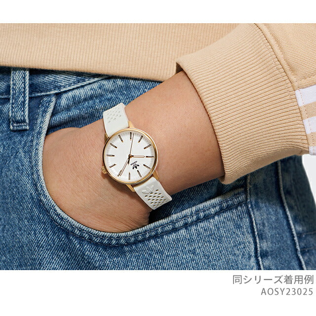 アディダス CODE ONE XSMALL クォーツ 電池式 腕時計 ブランド レディース adidas AOSY23025 アナログ ホワイト 白 AOSY23025