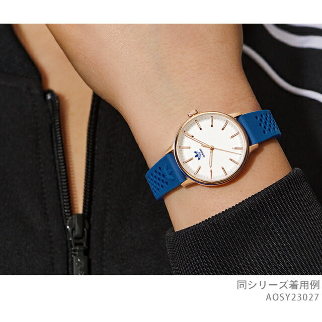 アディダス CODE ONE XSMALL クォーツ 電池式 腕時計 ブランド レディース adidas AOSY23027 アナログ ホワイト ブルー 白 AOSY23027