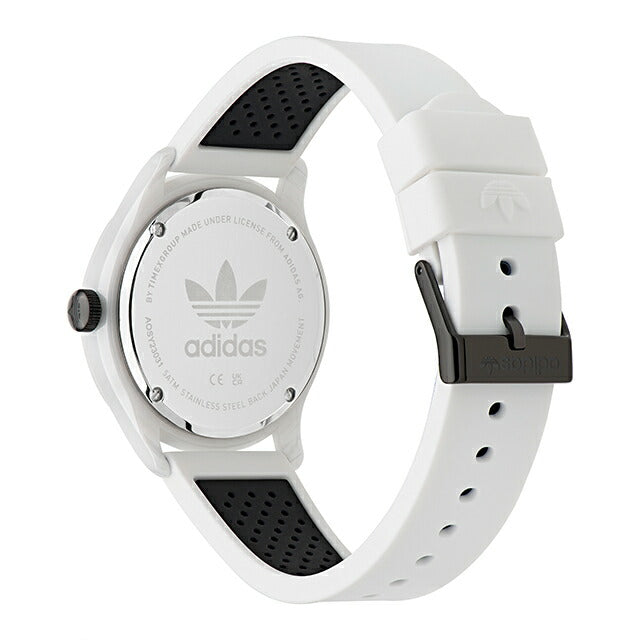 アディダス Code One Ceramic クォーツ 電池式 腕時計 ブランド メンズ レディース adidas AOSY23030 アナログ ホワイト 白 AOSY23030