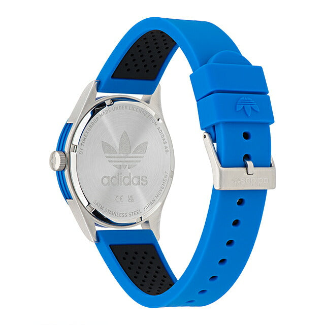 アディダス Code Three クォーツ 電池式 腕時計 ブランド メンズ レディース adidas AOSY23032 アナログ シルバー ブルー AOSY23032