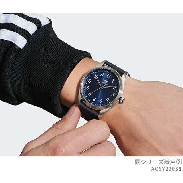 アディダス Code Four クォーツ 電池式 腕時計 ブランド メンズ レディース adidas AOSY23038 アナログ ネイビー AOSY23038