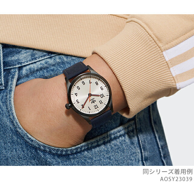 アディダス Code Four クォーツ 電池式 腕時計 ブランド メンズ レディース adidas AOSY23039 アナログ アイボリー ネイビー AOSY23039