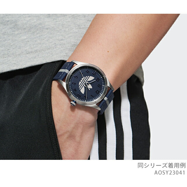 アディダス Code Four クォーツ 電池式 腕時計 ブランド メンズ レディース adidas AOSY23041 アナログ ブルー AOSY23041