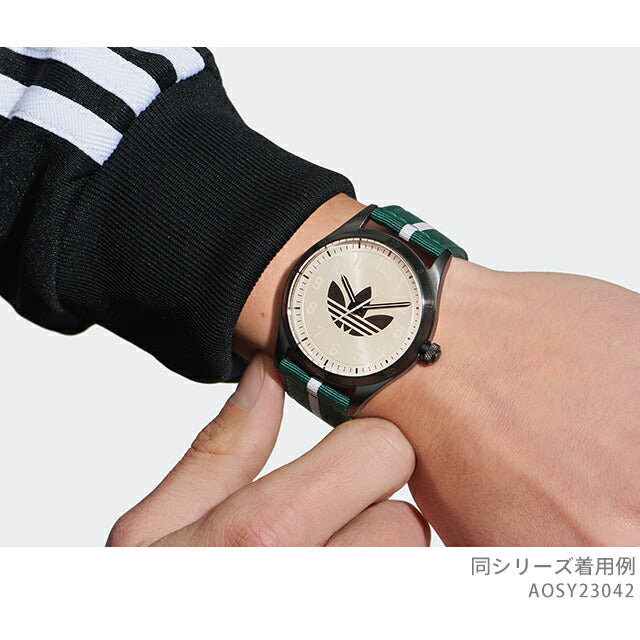 アディダス Code Four クォーツ 電池式 腕時計 ブランド メンズ レディース adidas AOSY23042 アナログ アイボリー グリーン AOSY23042