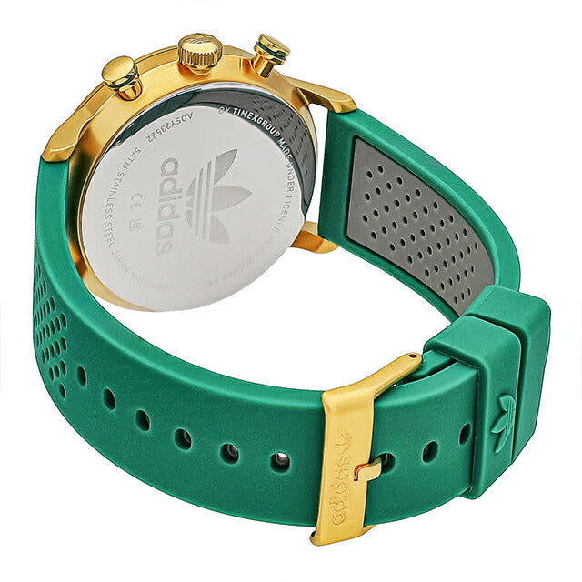 アディダス CODE ONE CHRONO クォーツ 電池式 腕時計 ブランド メンズ クロノグラフ adidas AOSY23522 多針アナログ グリーン AOSY23522