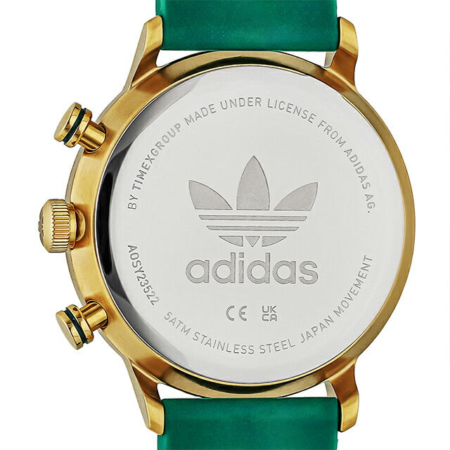 アディダス CODE ONE CHRONO クォーツ 電池式 腕時計 ブランド メンズ クロノグラフ adidas AOSY23522 多針アナログ グリーン AOSY23522