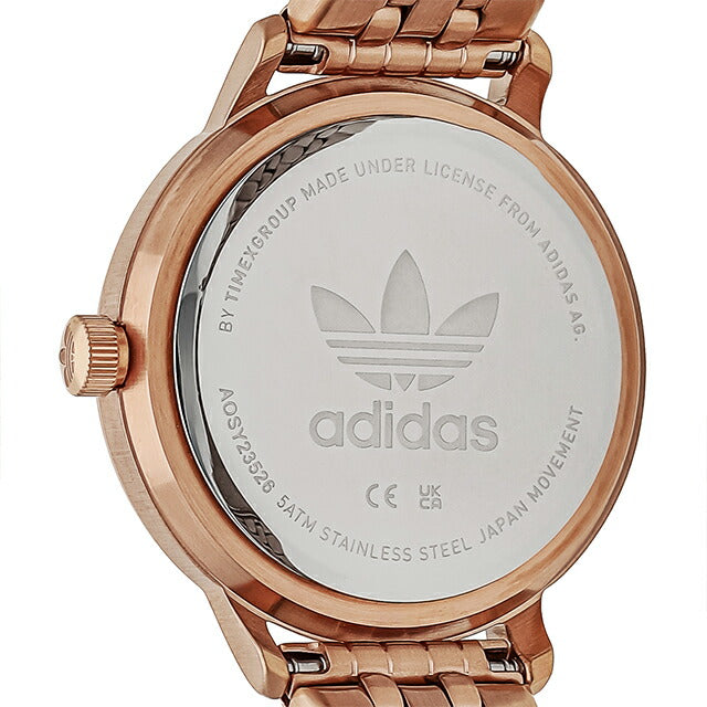 アディダス CODE ONE XSMALL クォーツ 電池式 腕時計 ブランド メンズ adidas AOSY23526 アナログ ブラック ローズゴールド 黒 AOSY23526