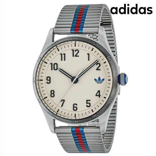 アディダス CODE FOUR クオーツ 腕時計 ブランド メンズ レディース adidas AOSY23531 アナログ ホワイト ブルー レッド 白 AOSY23531