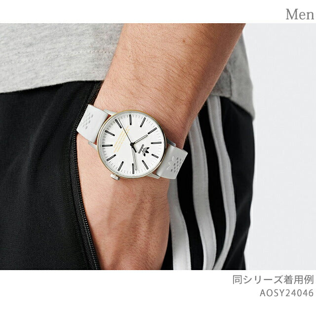 アディダス CODE ONE クオーツ 腕時計 ブランド メンズ レディース adidas AOSY24046 アナログ ホワイト 白 AOSY24046