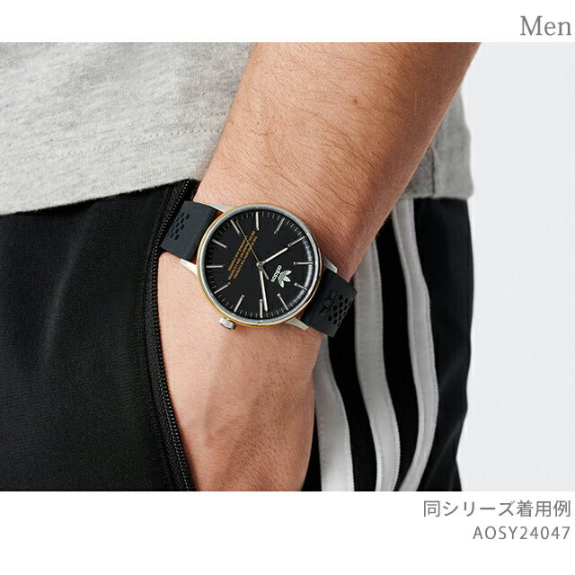アディダス CODE ONE クオーツ 腕時計 ブランド メンズ レディース adidas AOSY24047 アナログ ブラック 黒 AOSY24047
