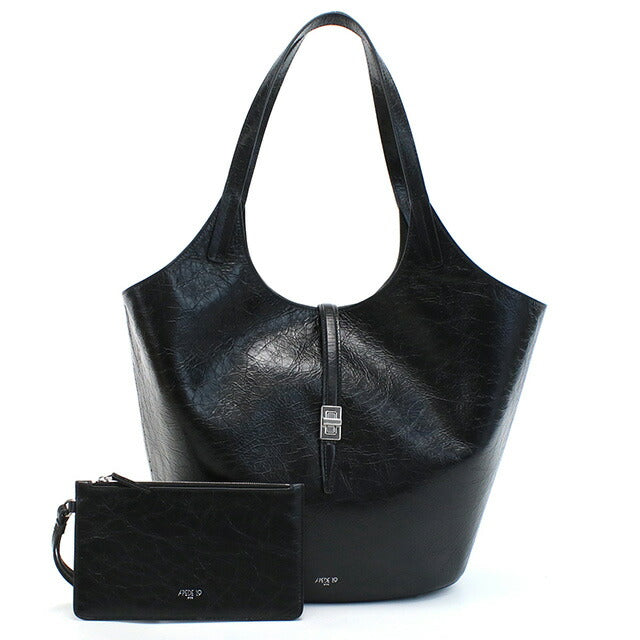 アペードモッド トートバッグ レディース ブランド APEDE MOD GARDEN BAG BLACK CRINKLED ブラック バッグ APMGARDENBAG021
