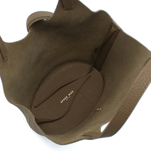 アペードモッド トートバッグ レディース ブランド APEDE MOD SMALL GARDEN BAG ETOUPE TOGO ブラウン系 バッグ APMGARDENBAGS021