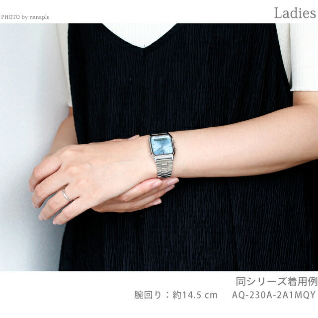 AQ-230A-7AMQY カシオ クラシック チプカシ ユニセックス メンズ レディース 腕時計 ブランド カシオ casio アナデジ シルバー AQ-230A-7AMQYDF
