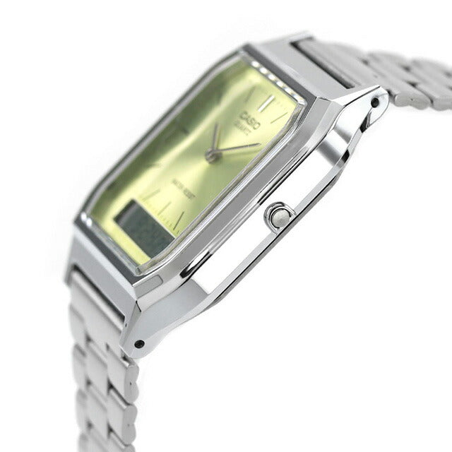 カシオ CASIO クォーツ 電池式 AQ-230A-9AMQY ビンテージ チプカシ 海外モデル ユニセックス メンズ レディース 腕時計 ブランド カシオ casio アナデジ AQ-230A-9AMQYDF