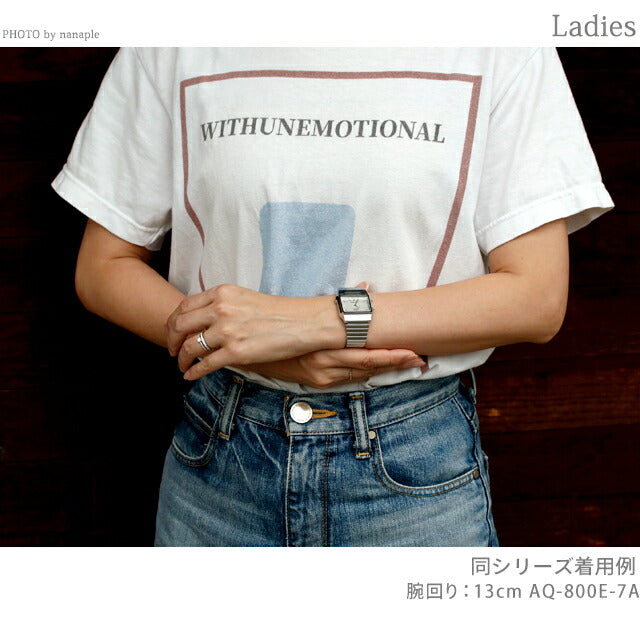 AQ-800EC-2A ビンテージ チプカシ 海外モデル ユニセックス メンズ レディース 腕時計 ブランド カシオ casio アナデジ ブルー AQ-800EC-2ADF