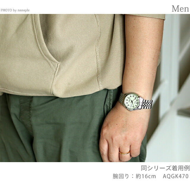 セイコー アルバ クオーツ 腕時計 ブランド メンズ SEIKO AQGK473 アナログ クリーム AQGK473