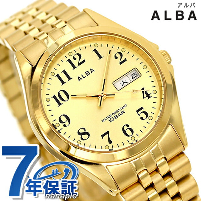 セイコー アルバ クオーツ 腕時計 メンズ SEIKO ALBA AQGK469 アナログ ゴールド 記念品 プレゼント ギフト AQGK469