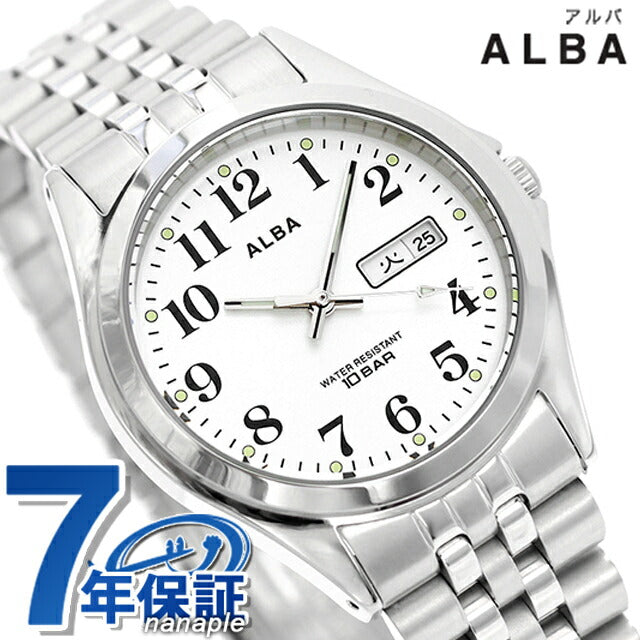 セイコー アルバ クオーツ 腕時計 メンズ SEIKO ALBA AQGK472 アナログ シルバー AQGK472
