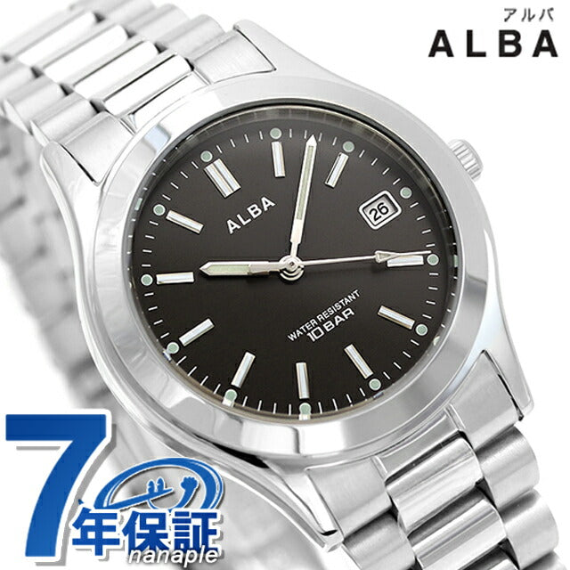 セイコー アルバ クオーツ 腕時計 メンズ SEIKO ALBA AQGK474 アナログ ブラック 黒 記念品 プレゼント ギフト AQGK474