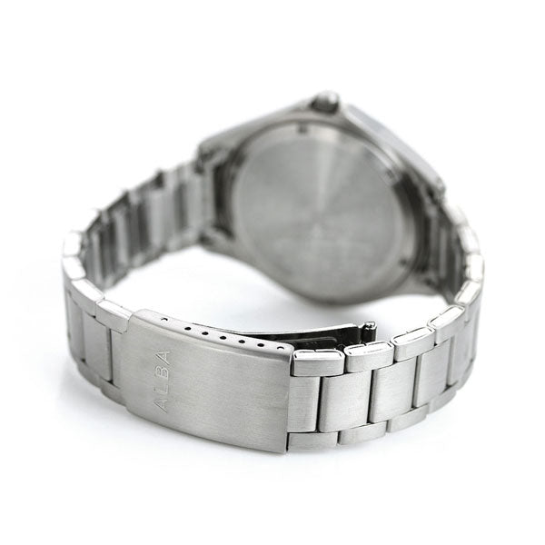 セイコー アルバ メンズ 腕時計 ブランド カレンダー チタン AQPJ402 SEIKO クオーツ ブラック AQPJ402