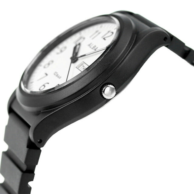 セイコー アルバ スポーツ クオーツ 腕時計 メンズ SEIKO ALBA AQPJ410 アナログ ホワイト ブラック 黒 記念品 プレゼント ギフト AQPJ410