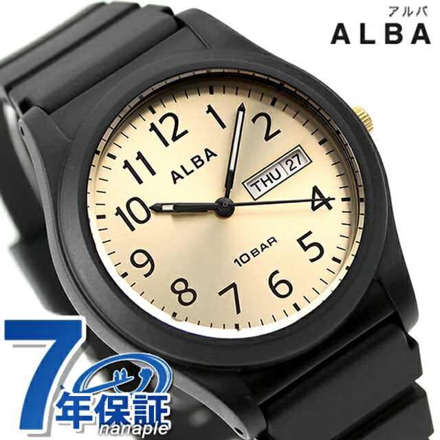 セイコー アルバ スポーツ クオーツ 腕時計 ブランド メンズ SEIKO AQPJ412 アナログ ゴールドブラウン ブラック 黒 AQPJ412