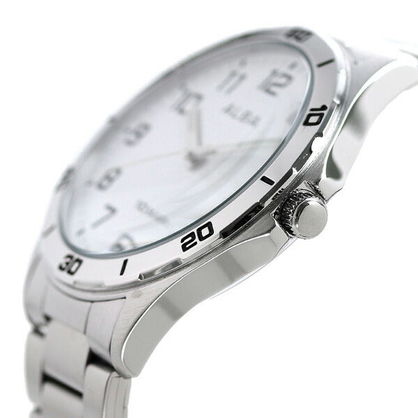 セイコー アルバ メンズ 腕時計 ホワイト クオーツ AQPK409 SEIKO ALBA AQPK409