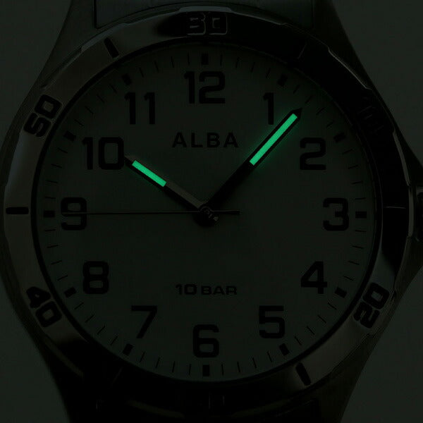 セイコー アルバ メンズ 腕時計 ホワイト クオーツ AQPK409 SEIKO ALBA AQPK409