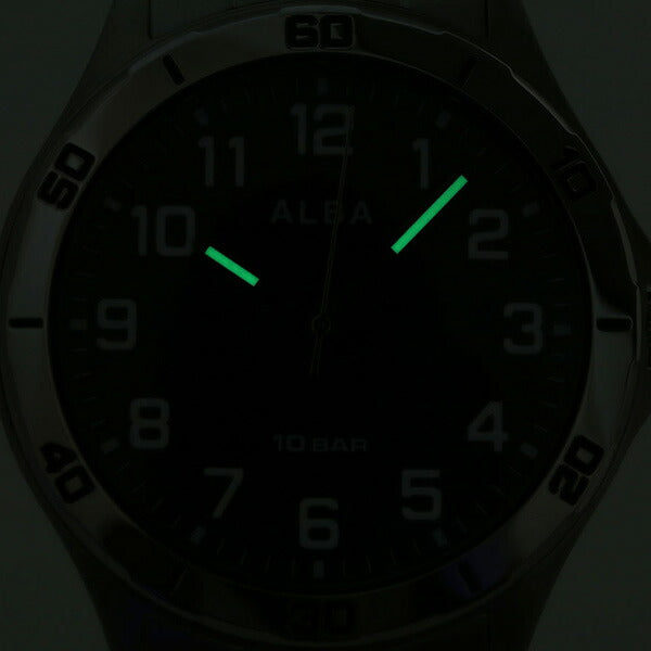 セイコー アルバ メンズ 腕時計 ブラック クオーツ AQPK410 SEIKO ALBA AQPK410