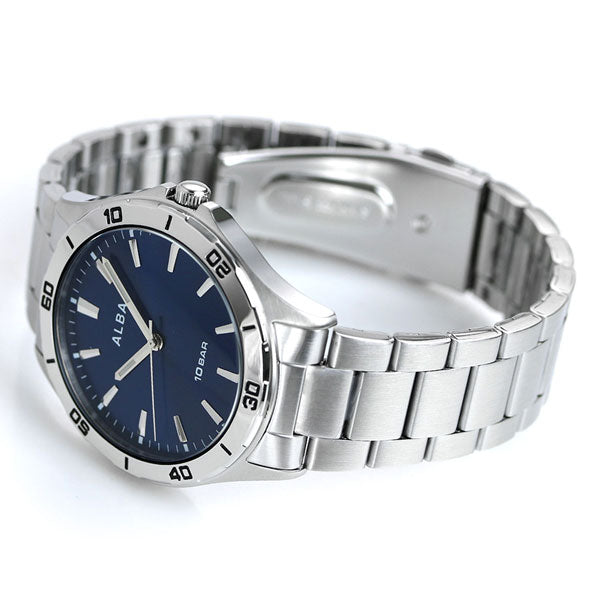 セイコー アルバ メンズ 腕時計 ブランド ネイビー クオーツ AQPK411 SEIKO AQPK411