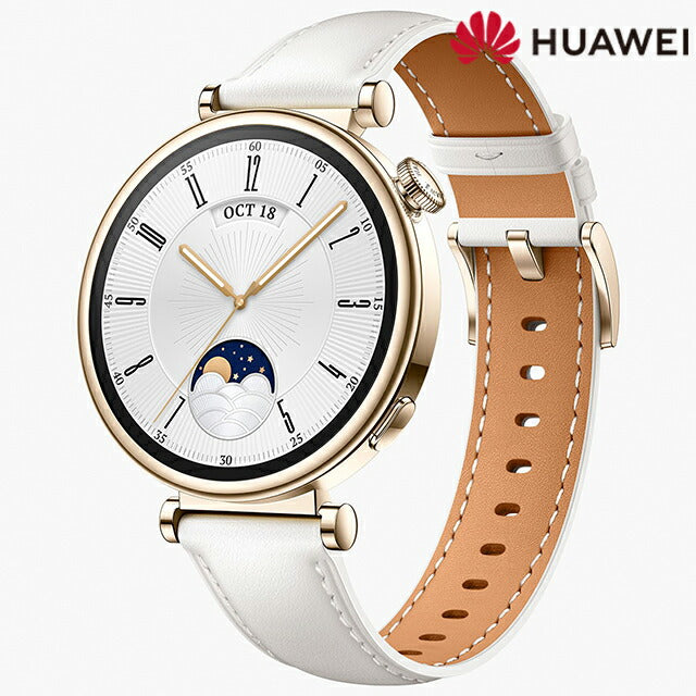 ファーウェイ WATCH GT4 41mm 充電式クオーツ スマートウォッチ ブランド メンズ レディース HUAWEI ARAB19-WH デジタル ホワイト 白 ARAB19-WH