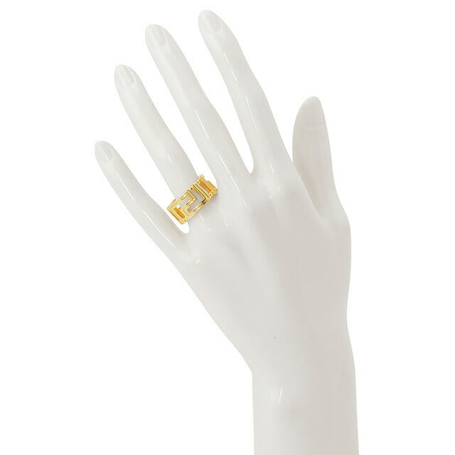 ヴェルサーチ VERSACE DG57594-DJMT-D00H 9号 グレカモチーフ リング 指輪 日本サイズ8号 ゴールド レディース メンズ アクセサリー ベルサーチ 記念品 ギフト ARVE00039L