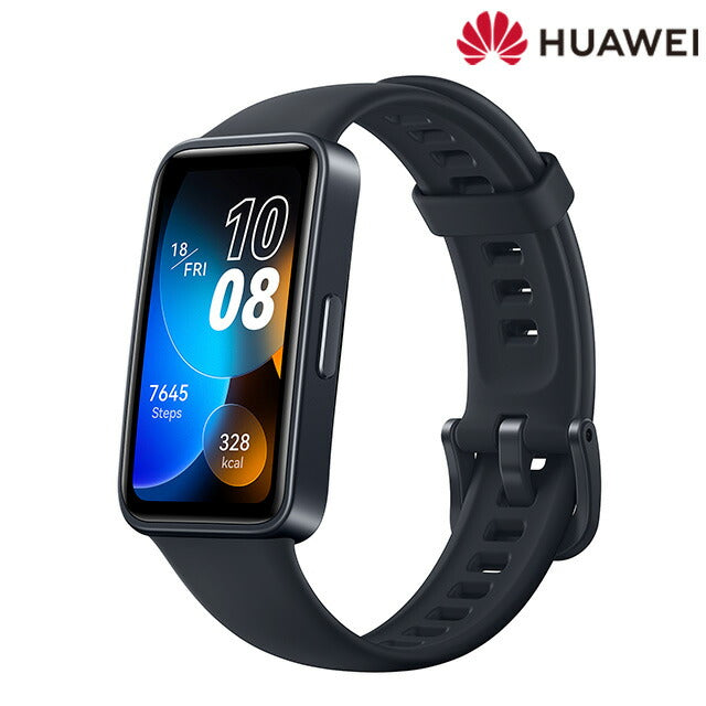 ファーウェイ Band8 Midnight Black 充電式クオーツ スマートウォッチ メンズ レディース Bluetooth HUAWEI ASK-B19-BK デジタル ミッドナイトブラック 黒 ASK-B19-BK