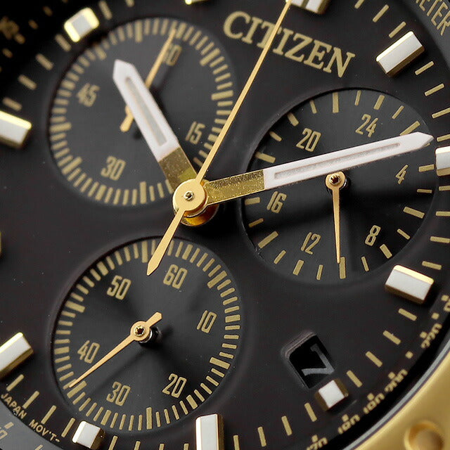 シチズン コレクション レコードレーベル 腕時計 ブランド メンズ 数量限定 クロノ ソーラー CITIZEN RECORD LABEL AT2544-64E AT2544-64E